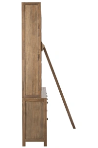 Regał biblioteczka FARMHOUSE z drabiną 200x232 cm Library classic drewniana biblioteka na książki