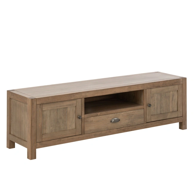 szafka rtv farmhouse 160 cm drewniana z szufladą