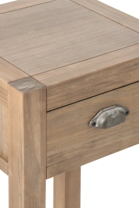 Wysoki stolik boczny FARMHOUSE 40x40x90 cm