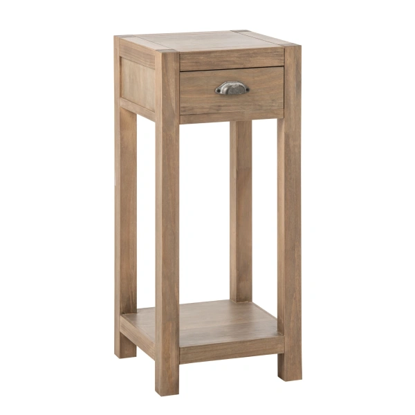 Wysoki stolik boczny FARMHOUSE 40x40x90 cm