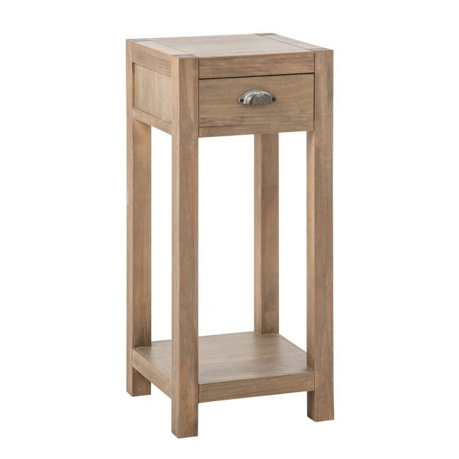 Wysoki stolik boczny FARMHOUSE 40x40x90 cm