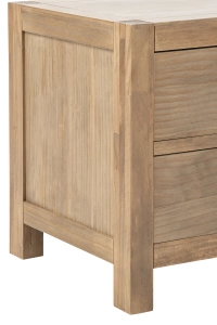 Stolik nocny FARMHOUSE szuflady szafka 55x40x53 cm