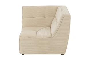 Modułowa Sofa MONNO moduł narożny beżowy sztruks