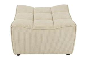Otomana puf MONNO sofa modułowa beżowy sztruks 84x92x44 cm