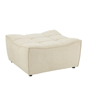 Otomana puf MONNO sofa modułowa beżowy sztruks 84x92x44 cm
