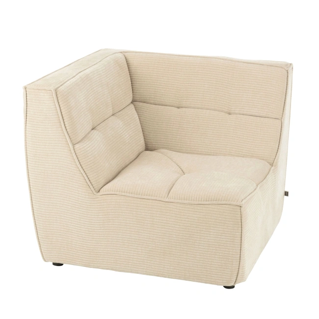 Sofa MONNO moduł narożny beżowy sztruks 98x98x83 cm