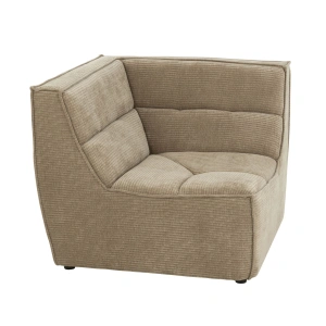 Sofa MONNO moduł narożny taupe sztruks 98x98x83 cm
