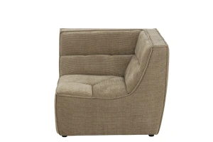 Sofa MONNO moduł narożny taupe sztruks 98x98x83 cm