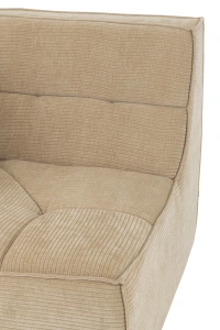 Sofa MONNO moduł narożny ciemny beż sztruks 98x98x83 cm