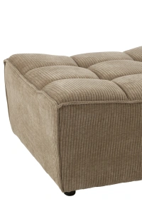 Otomana puf MONNO sofa modułowa taupe sztruks 84x92x44 cm