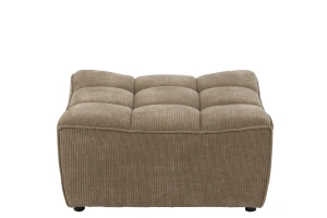 Otomana puf MONNO sofa modułowa taupe sztruks 84x92x44 cm