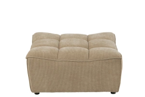 Otomana puf MONNO sofa modułowa ciemny beż sztruks 84x92x44 cm