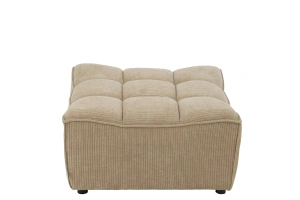 Otomana puf MONNO sofa modułowa ciemny beż sztruks 84x92x44 cm