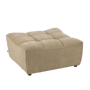 Otomana puf MONNO sofa modułowa ciemny beż sztruks 84x92x44 cm