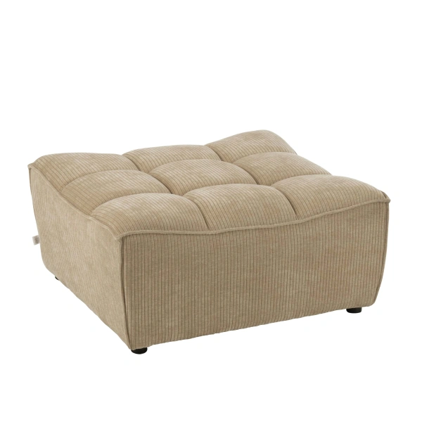 Otomana puf MONNO sofa modułowa ciemny beż sztruks 84x92x44 cm