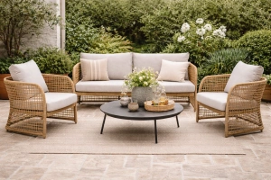 Sofa ogrodowa Penzano 164 cm Bloomingville polirattan | Homecept