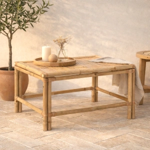 Stolik kawowy bambusowy Sole 90x60xh50 cm