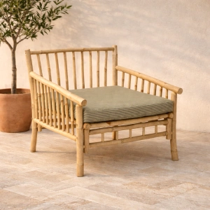Fotel tarasowy SOLE bambusowy 80x77xh75 cm