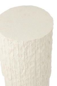 Piedestał ROCKY biały postument Śr. 30x75 cm