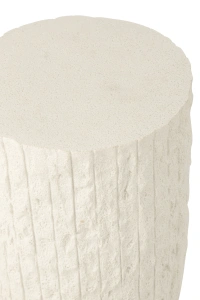 Piedestał ROCKY biały postument Śr. 35x90 cm